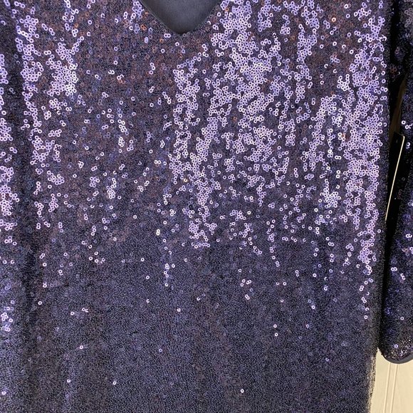 Lulus sequin dress‎ size small NWT purple blue - Picture 5 of 6